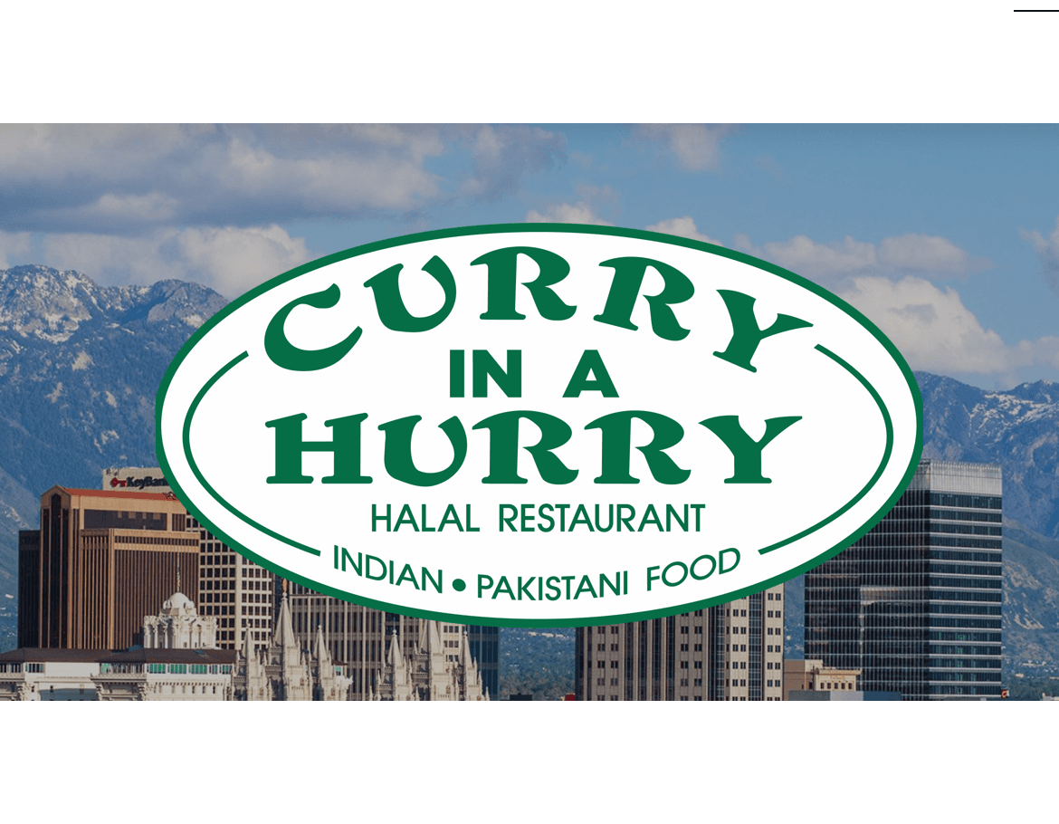 Curry in a Hurry landing page