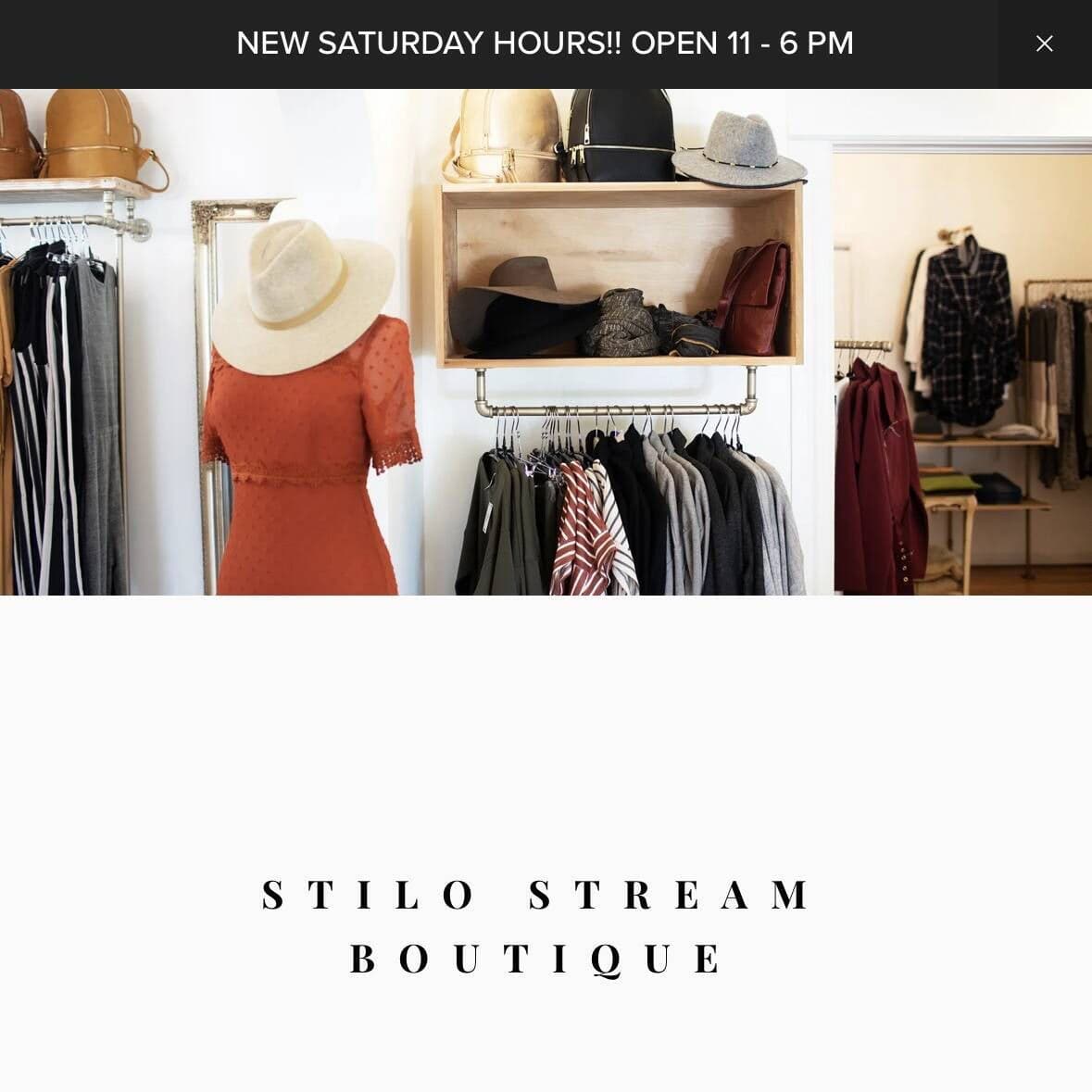 Stilostream landing page